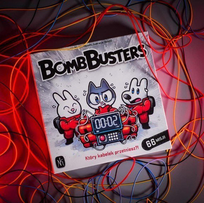 Lojë tavoline Bomb Busters Polish Edition, bashkëpunuese, 66 misione, shumëngjyrëshe