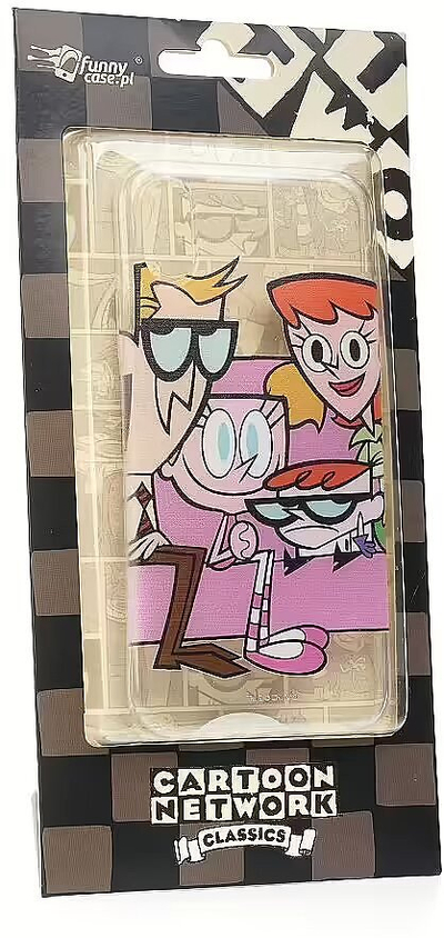 Kuti mbrojtëse silikon Cartoon Network Dexter për iPhone 7 Plus 8 Plus, transparente