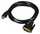Kabllo Lanberg HDMI në DVI-D, 1.8 m, e zezë