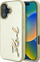 Mbështjellës telefoni Karl Lagerfeld Metal Signature për iPhone 16 6.1", gold