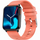 Паметен часовник Gravity GT17-10, за жени, екран на допир, портокалова ременка