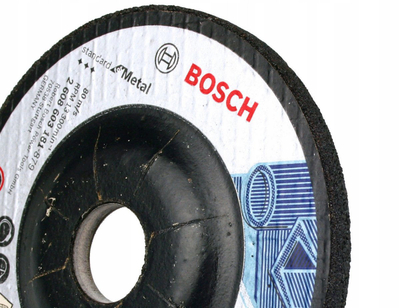 Disk bluarës për metal Bosch Standard, 115mm, trashësi 6mm, hapje 22.23mm