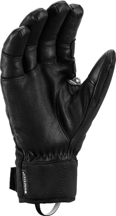 Doreza ski Leki Pegas 3D Lite, unisex, touchscreen, të zeza, 6.5