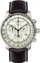 Ora për meshkuj Zeppelin 8680-3, 42mm, alarm dhe kronometër, rrip lëkure i zi