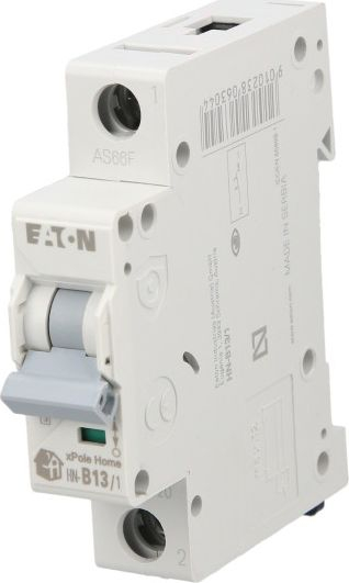 Ndërprerës Eaton, 1P, B, 13 A, 6 kA, AC, xPole Home, HN-B13 / 1