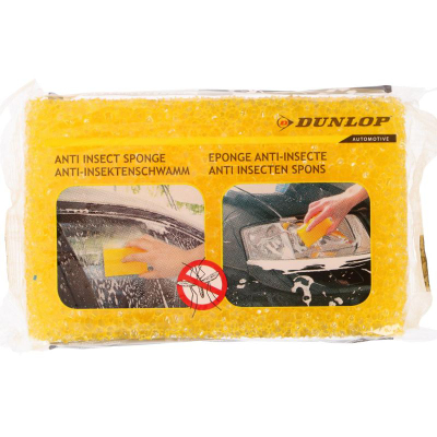 Sfungjer për insekte DUNLOP, 10.5 x 7 x 3.5 cm, shkumë, i verdhë