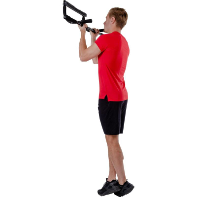 Shufër tërheqjeje Pure2Improve Ultimate Training Bar, për derë, çelik, e zezë