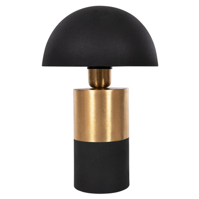 Llambë tavoline Pune Φ20,5x32,5Hcm (HM4254.04), zezë/ ari