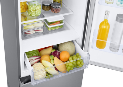 Frigorifer i kombinuar Samsung Ecoflex Ai RB38C600CS9, 390L, klasa C, argjendtë