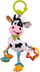Висечка играчка за количка Nip Cow Caesar, во форма на крава, за бебиња, шарена
