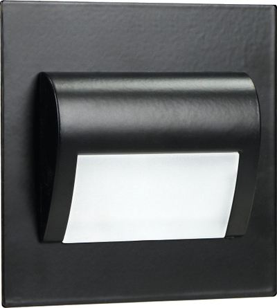 Dritë shkallësh LED Orno Draco, 12V 1.5W, 3000K, e zezë