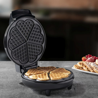 Toster për waffle Bestron AWM700CO, i zi/bronztë