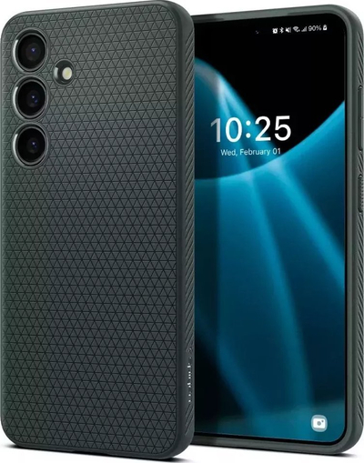 Mbulesë telefoni Spigen Liquid Air, për Samsung Galaxy S24, material TPU, jeshile e errët