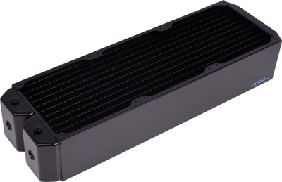 Radiator ftohje Alphacool NexXxos Monsta 420, për 3 ventilatorë 140mm, i zi