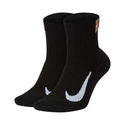 Спортски чорапи Nike Court Multiplier Max, сет од 2 пара, големина 38 42, црни