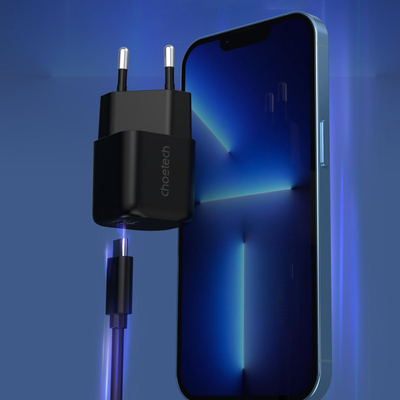 Karikues murale Choetech PD5007 GaN, USB C PD 30W, i zi