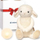 Lodër muzike për beba Whisbear Humming Sheep Lumi, dritë nate, ninulla, gri
