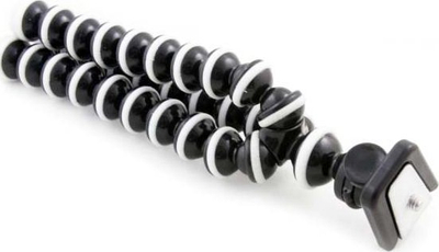 Tripod tavoline fleksibil Xrec SB2756, këmbë të lakuara, për kamera kompakte, i zi