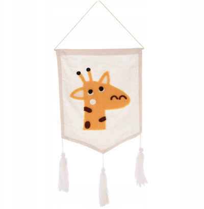 Dekor murale për fëmijë Home Styling Collection Safari Giraffe, 70 x 37 cm, shumëngjyrësh