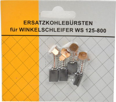 Јаглеродни четки за брусалка Geko G00474, сет 4 парчиња, 5 x 8 x 10 mm
