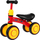 Biçikletë pa pedale SporTrike PettyTrike Z7 Walker, 4 rrota, për kalamaj 1 vjeç, e kuqe e verdhë