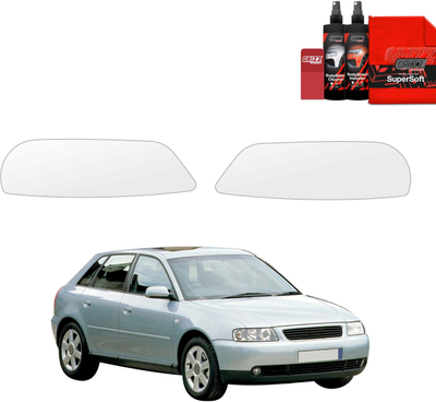Folie mbrojtëse dritash GrizzGlass BodyShield për Audi A3 8L Hatchback 5D 1999-2003, set 2n1, transparente