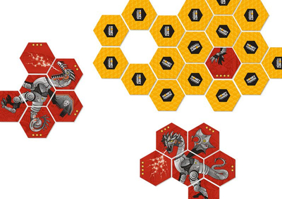 Lojë tavoline Honey Combine Dragonic, me strategji, për 2-4 lojtarë, e kuqe