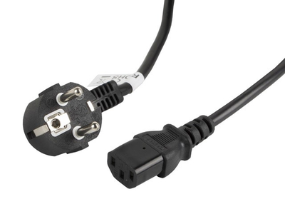 Kabllo rryme Lanberg CA-C13C-11CC-0030-BK, CEE 7/7 në IEC 320 C13, 3m, e zezë