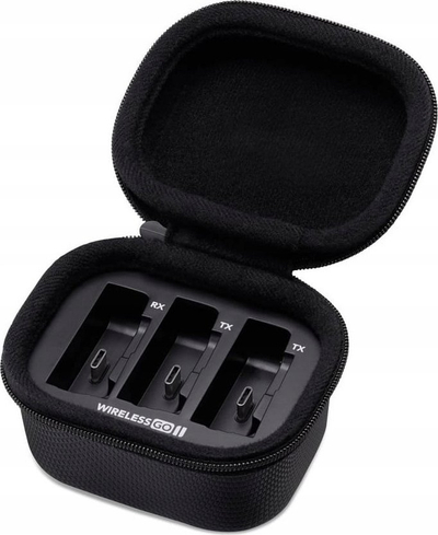 Kuti karikimi RODE Charging Case, për Wireless GO II, e zezë