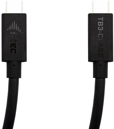 Kabllo i-Tec Thunderbolt 3-class, mbështetje Power Delivery, 100W, USB-C, 1.5m