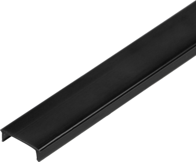 Kapak LED AD-LP-6506, për sipërfaqe, 2m, polikarbonat, i zi, set 50 copë