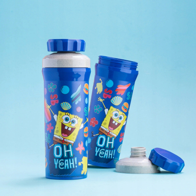Термос Koziol OLLI SpongeBob, 0.5L, рециклирана пластика, шарен