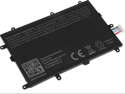 Bateri tableti Green Cell SP4073B3H, 4000mAh, Li-Polymer, e zezë