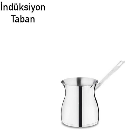 Xhezve Korkmaz Terra, çelik inoks 0.5L, dorezë Stay Cool, argjendtë