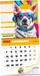 Kalendar shkollor Planer 2024 2025, mujor, me varëse, shumëngjyrësh