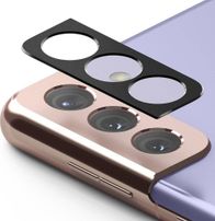 Mbrojtëse kamere Ringke Camera Styling për Samsung Galaxy S21 Plus, çelik inox, e zezë