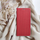 Këllëf libri Luna Book Carbon për Samsung Galaxy A26 5G, efekt karbon, i kuq