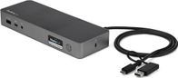 Dok universal për laptop StarTech.com USB C USB A, Dual 4K DP HDMI, 100W PD, i zi