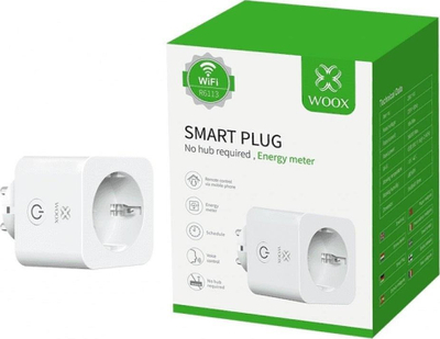 Prizë e zgjuar WOOX R6113, WLAN, matje energjie, e bardhë