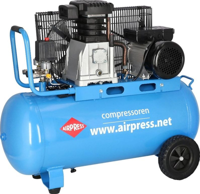 Kompresor ajri Airpress HL 340-90, 90L, 10 bar, i kuq