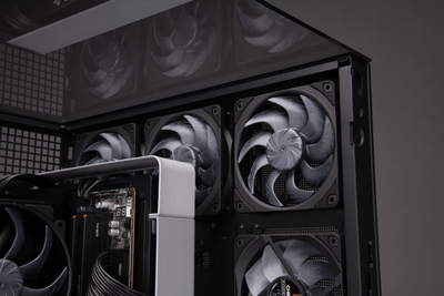 Ventilatorët Noctua NF-A12x25 G2 PWM Sx2-PP chromax.black, 120 mm, 2 copë, të zinj