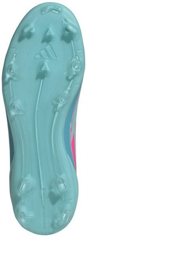 Këpucë futbolli adidas F50 League Messi Jr IH0931, FG MG, për fëmijë, blu rozë