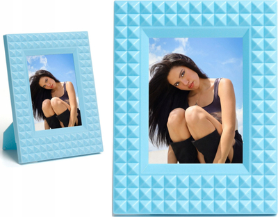 Kornizë fotografish Love Instant për Instax Mini, 54 x 86 mm, plastike, blu