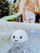 Lodër për banjo Woopie Whale Fountain, me LED, me shatërvan uji, e bardhë