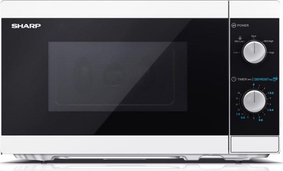 Furrë me mikrovalë Sharp YC-MS01E-W, 20L, 800W, e bardhë