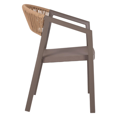 Karrige alumini Miri 56×58×80.5 cm (HM5891.03), bezhë