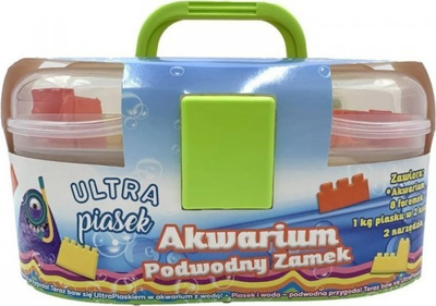 Set rërë kinetike Epee Ultra Piasek, valixhe lojërash, 8 forma 2 vegla, shumëngjyrësh