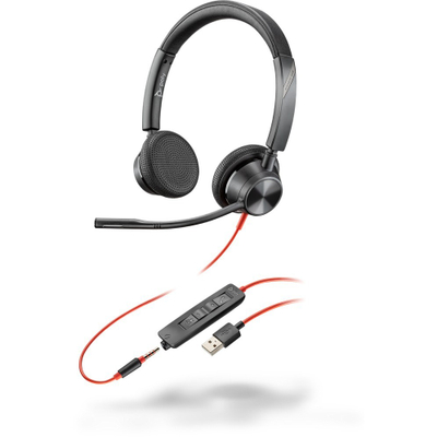 Kufje Poly Blackwire 3325 - wired, black