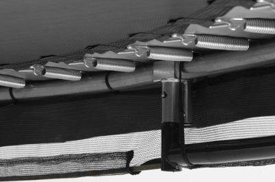 Трамполина Salta Black Comfort Edition InGround, 10ft, со заштитна мрежа, црна