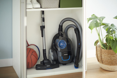 Fshesë me korent Philips PowerPro Compact FC9331/09, 900W, depozitë 1.5L, e zezë